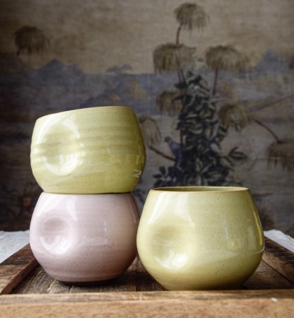 Bobblekopper grønn glossy