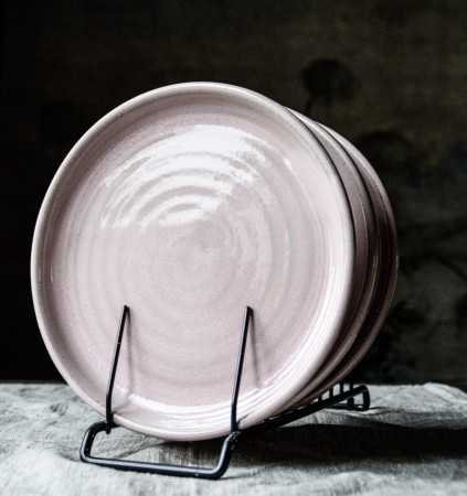 Frukosttallerken rosa