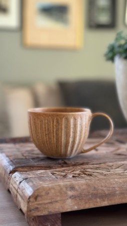 Snøsøte cappucino kopp brun
